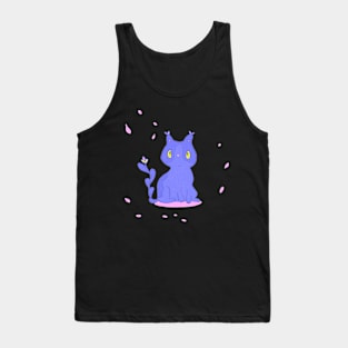 Blue cat Tank Top